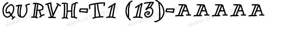 QURVH-T1 (13)字体转换